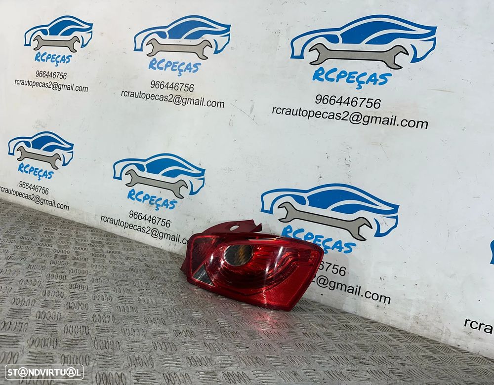 .Conjunto Farolins Led Tras Traseiro Direito Esquerdo Seat Ibiza 6J 5 Portas 6J4945096H 6J4945095G 2008 - 2017 - 11