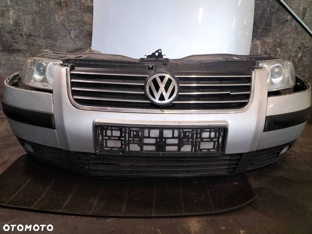 KOMPLETNY PRZÓD MASKA ZDERZAK LAMPY PAS VOLKSWAGEN PASSAT B5 FL LA7W - 3