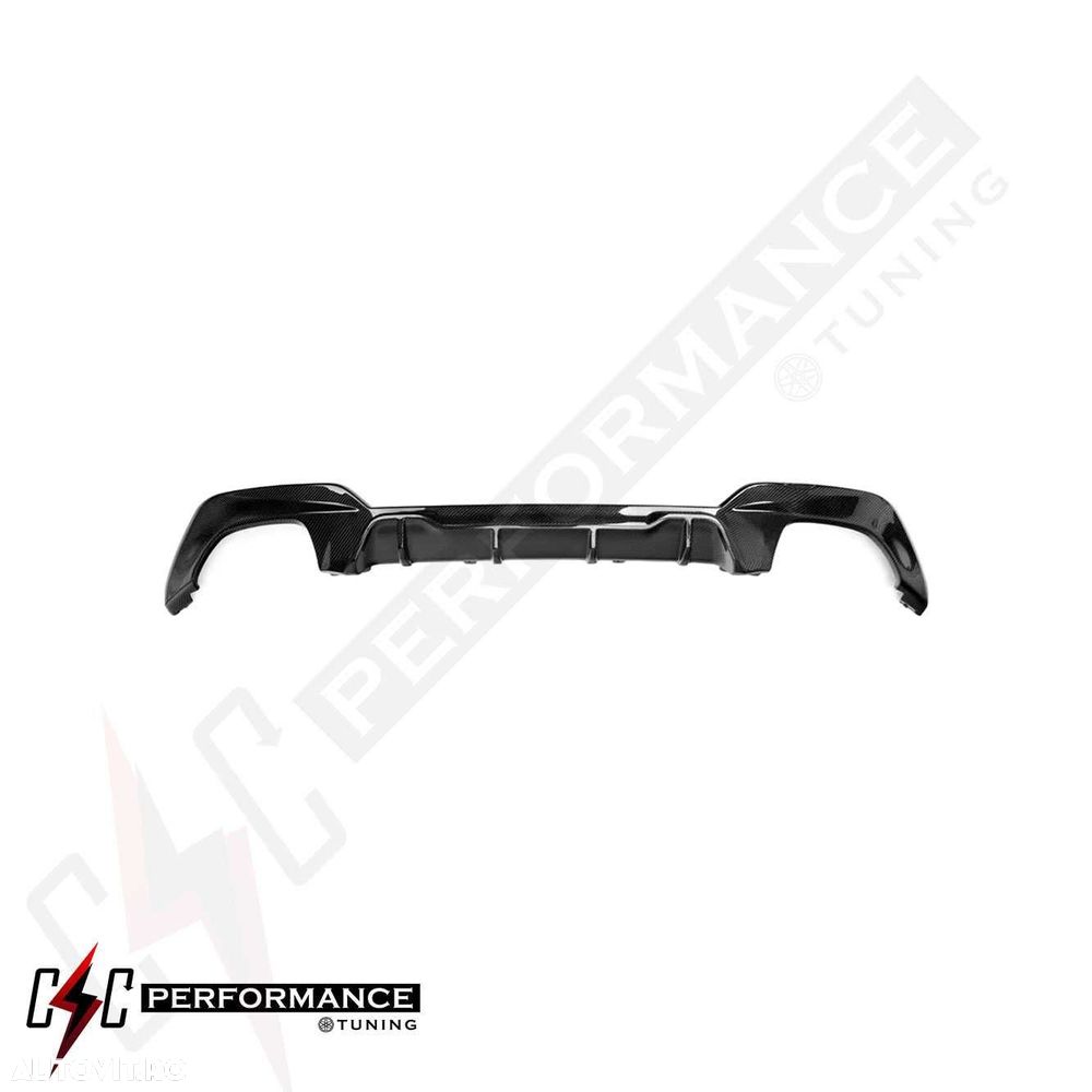 Difuzor Bara Spate BMW Seria 3 G20 G28 G21 2019-> M340i M Look Negru - 2