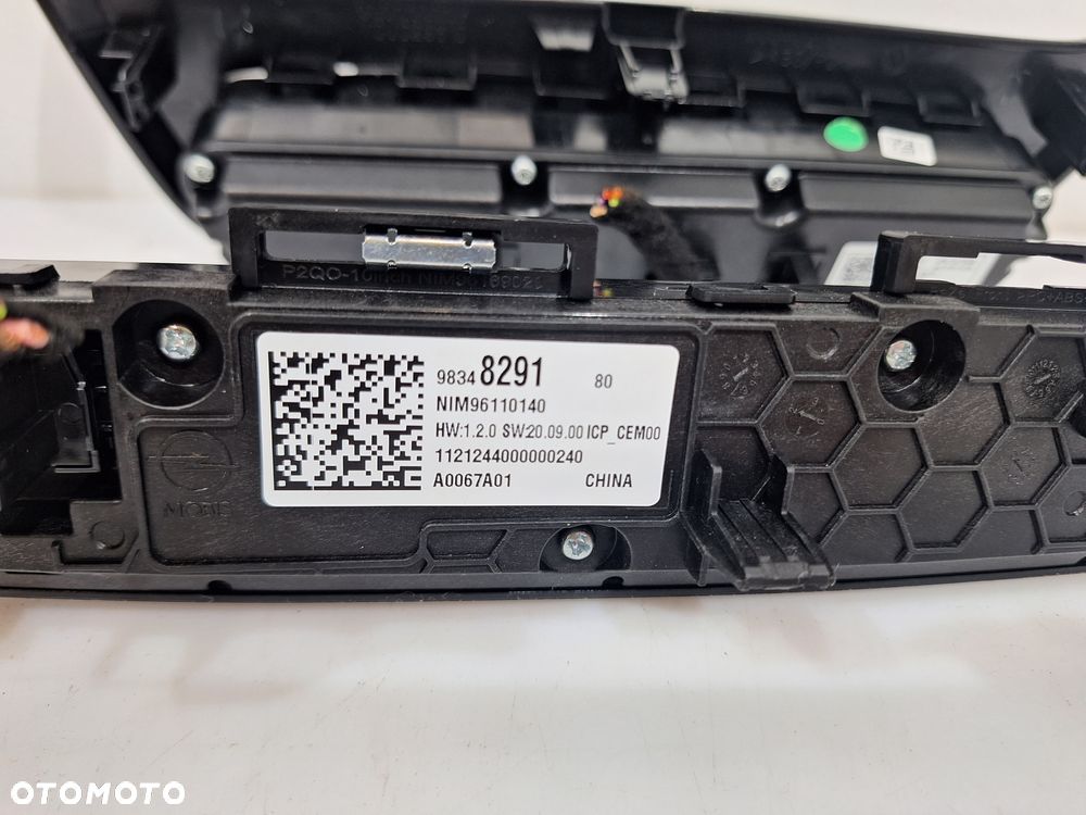 OPEL MOKKA II PANEL KLIMATYZACJI PANEL RADIA 9831889280 9834829180 - 5