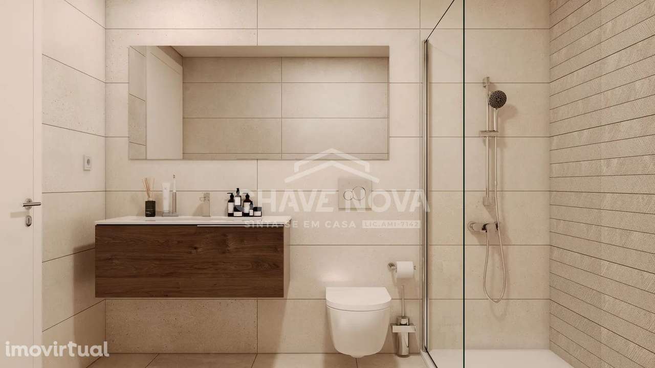 T1 NOVO - C/ Varanda , Arrumos e L. Garagem  SD/04590/RS - Grande imagem: 5/10