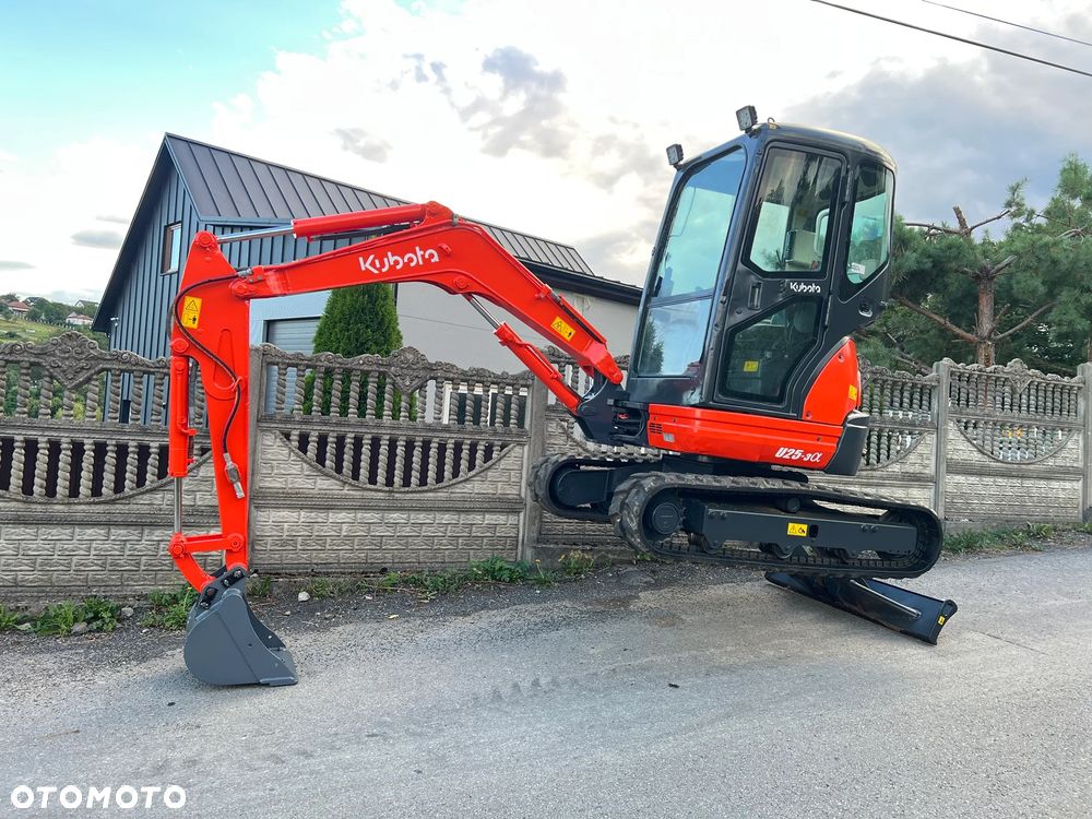 Kubota U25-3α | Minikoparka KUBOTA U25 | Zerowy Obrys | Waga 3 Tony | Mini Koparka 2.5 Tony | - 14