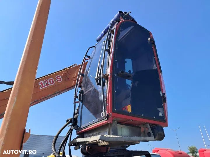 Mercedes-Benz arocs 578cp 8x4 cu macara hiab loglift 120s si graifer transport lemn - 10