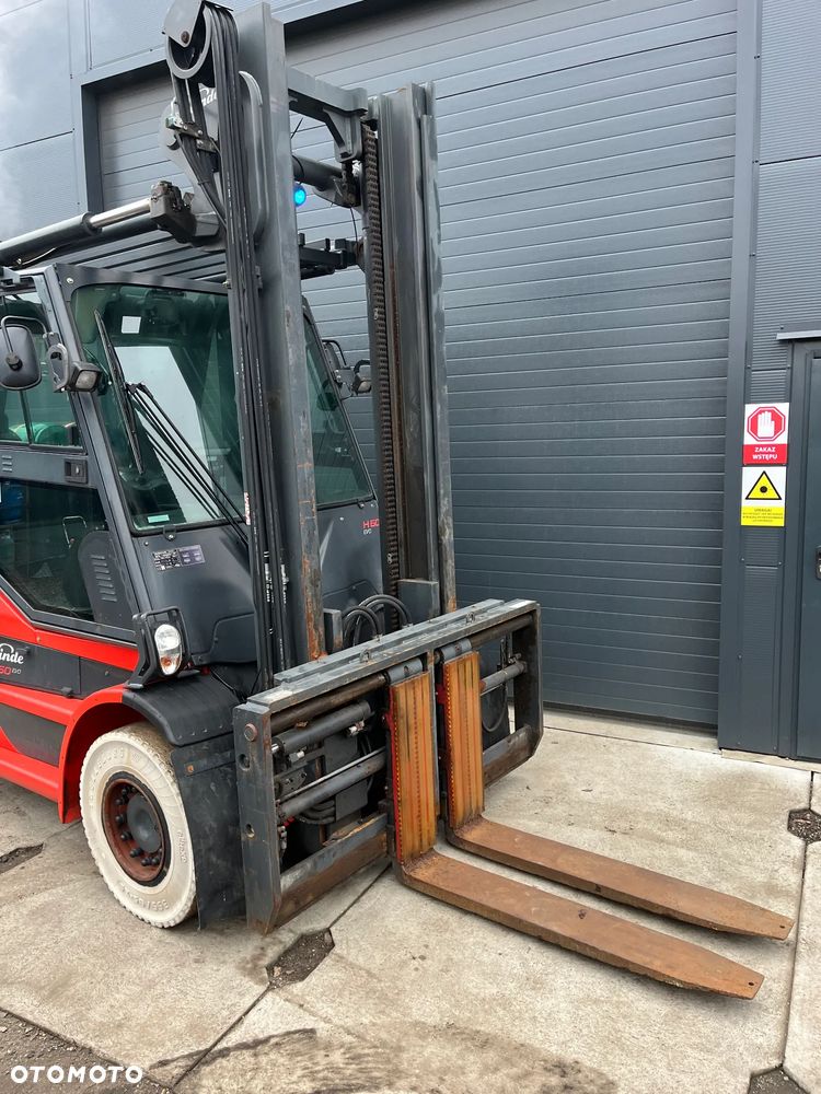 Linde H60 H70 H80 Gaz 3 butle Klima Pozycjoner Przesuw boczny 2 kamery - 6