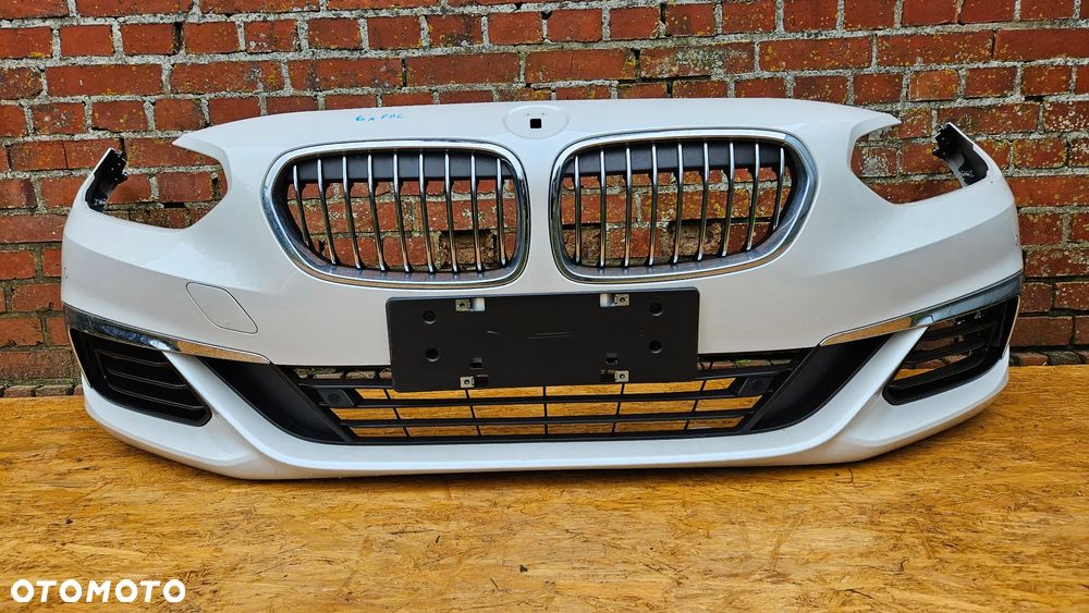 BMW 1 F52 Kompletny zderzak przód pod czujniki parkowania  Zderzak przedni 6x PDC CHROM NOWY 7384645 - 2