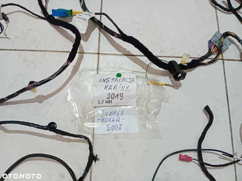 wiązka instalacji kabiny Boxer Jumpy 2.0 HDI 2019 0468577420  01397500080  1399249080 - 2