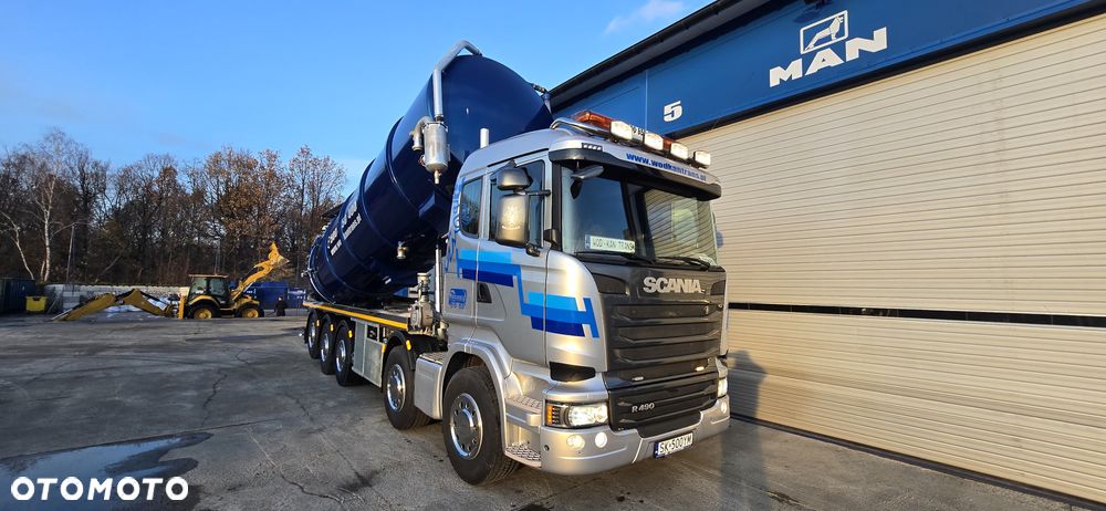 Scania R 490 10x4 asenizacyjny wuko cysterna zabudowa 2025r 32m3 - 1
