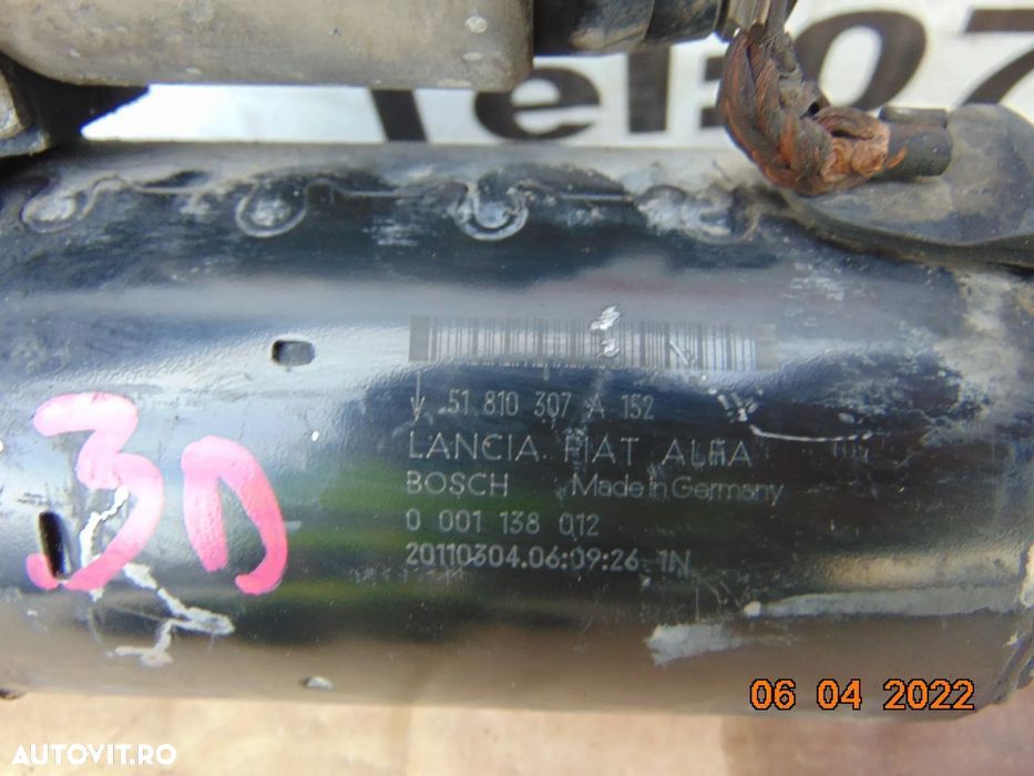 Electromotor Opel 1.3cdti corsa d zafira fiat 500 500x 500c punto brav - 2