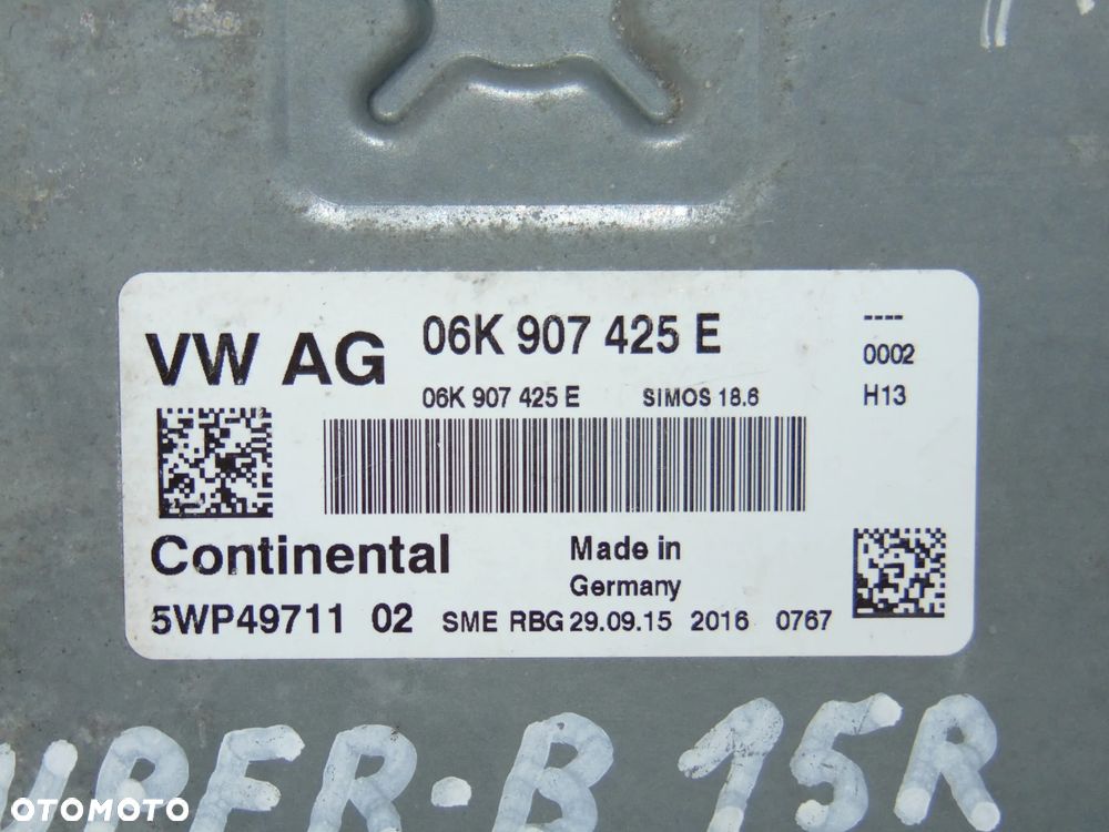 Sterownik silnika 06K907425E Skoda Superb III VW Golf VII Passat B8 2.0 TSI - 2
