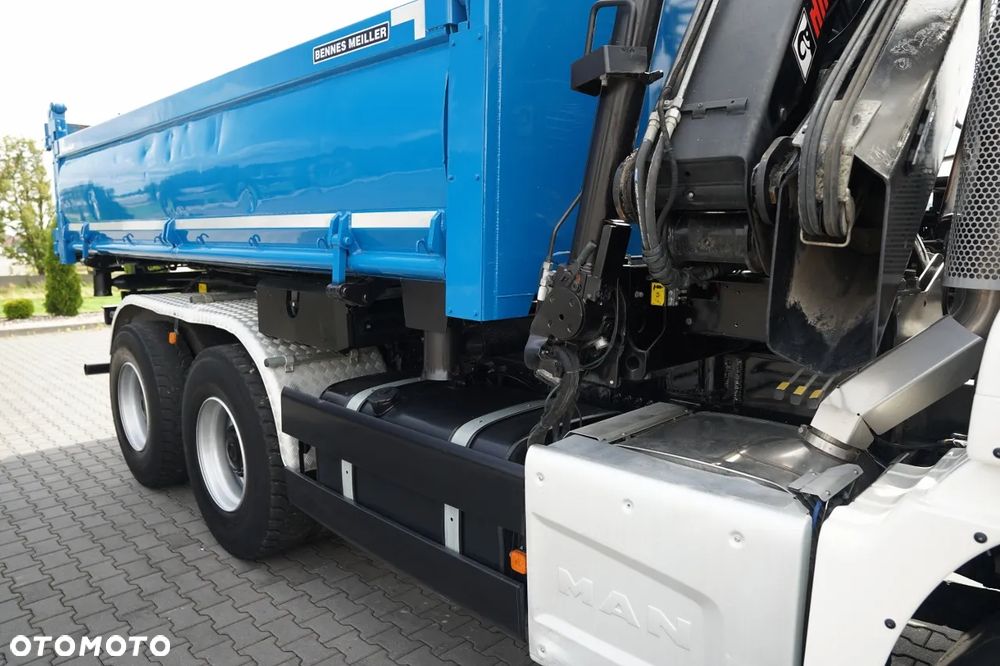 MAN TGS 33.420 / 6x4 / WYWROTKA 3 STRONNA / 2x HYDROBURTA  + HDS HIAB 158 E-2 / MAX 5 900 / AUTOMAT / EURO 6 - 21