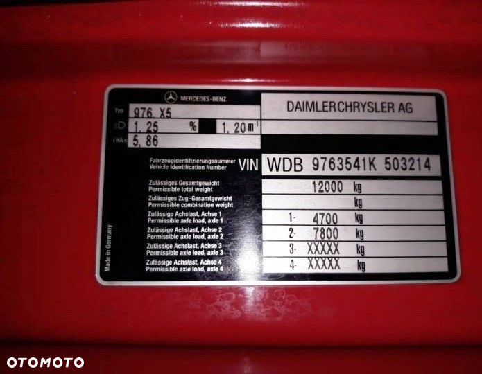 Mercedes-Benz 4x4 ATEGO 1225 CNBOP POŻARNICZY STRAŻ - 17