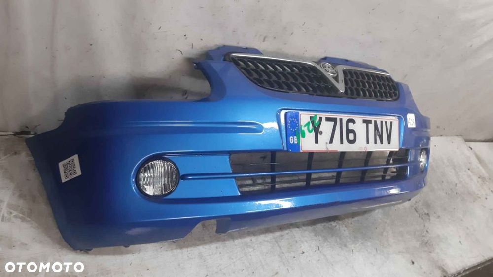 $ ZDERZAK PRZÓD PRZEDNI DO OPEL AGILA A HALOGENY NIEBIESKI Z291 - 4