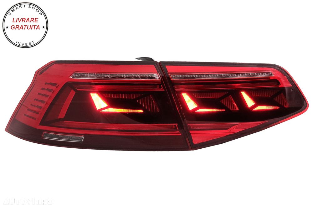 Stopuri LED VW Passat B8 3G (2015-2019) Sedan B8.5 Design cu semnal dinamic- livrare gratuita - 2