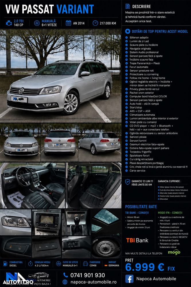 Volkswagen Passat 2.0 TDI DPF Highline - 1