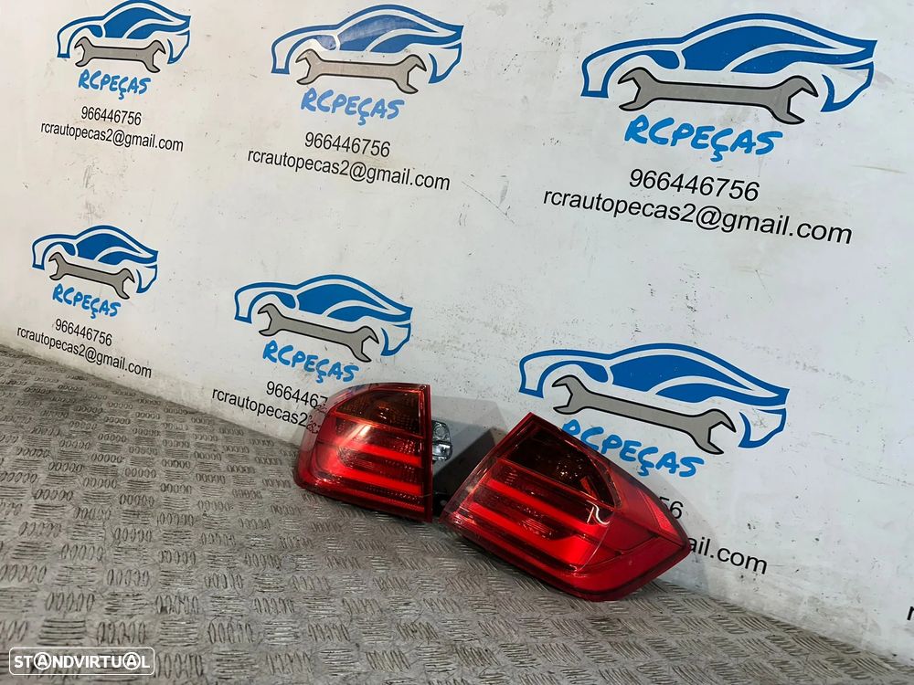 .Conjunto Farolins Led Traseiros Trás Esquerdo Direito BMW Serie 3 F30 Sedan Carro 2011 - 2018 - 3