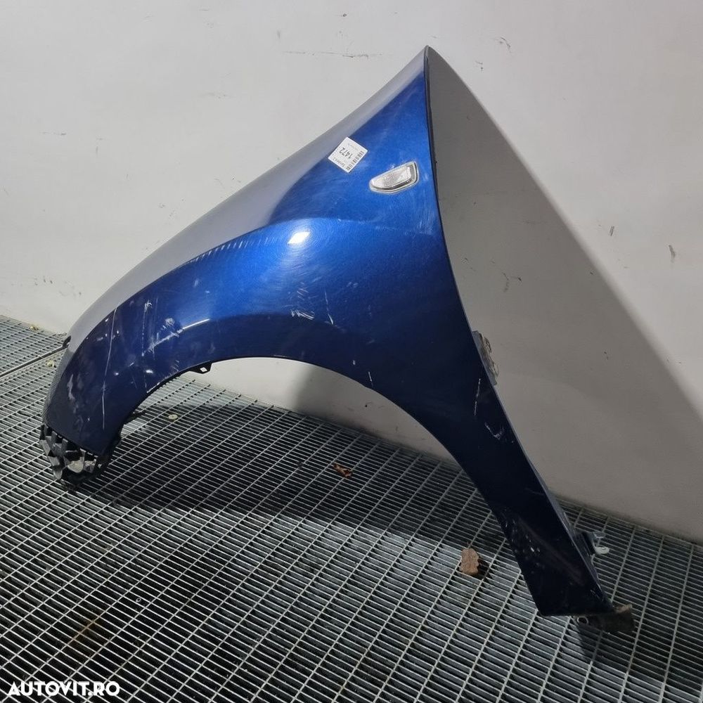 Aripa Stanga Fata Dacia Sandero 2 2012 - 2016 4 Usi Bleu Cosmos TERPR (1472) - 3