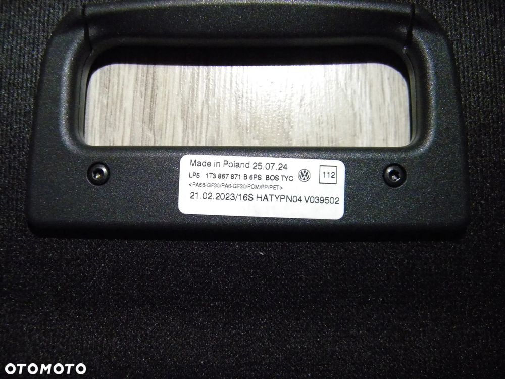 NOWA ROLETA BAGAŻNIKA VW ID.BUZZ ID BUZZ 22-24 CZARNA ORYGINAL 1T3867871B - 10