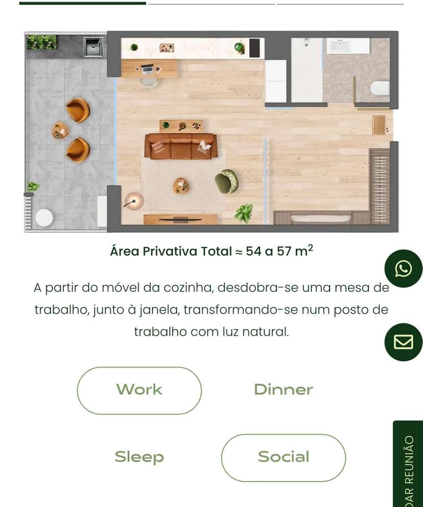 T0 Novo para Arrendamento – Empreendimento Kori | Vila Nova de Gaia - Grande imagem: 5/26