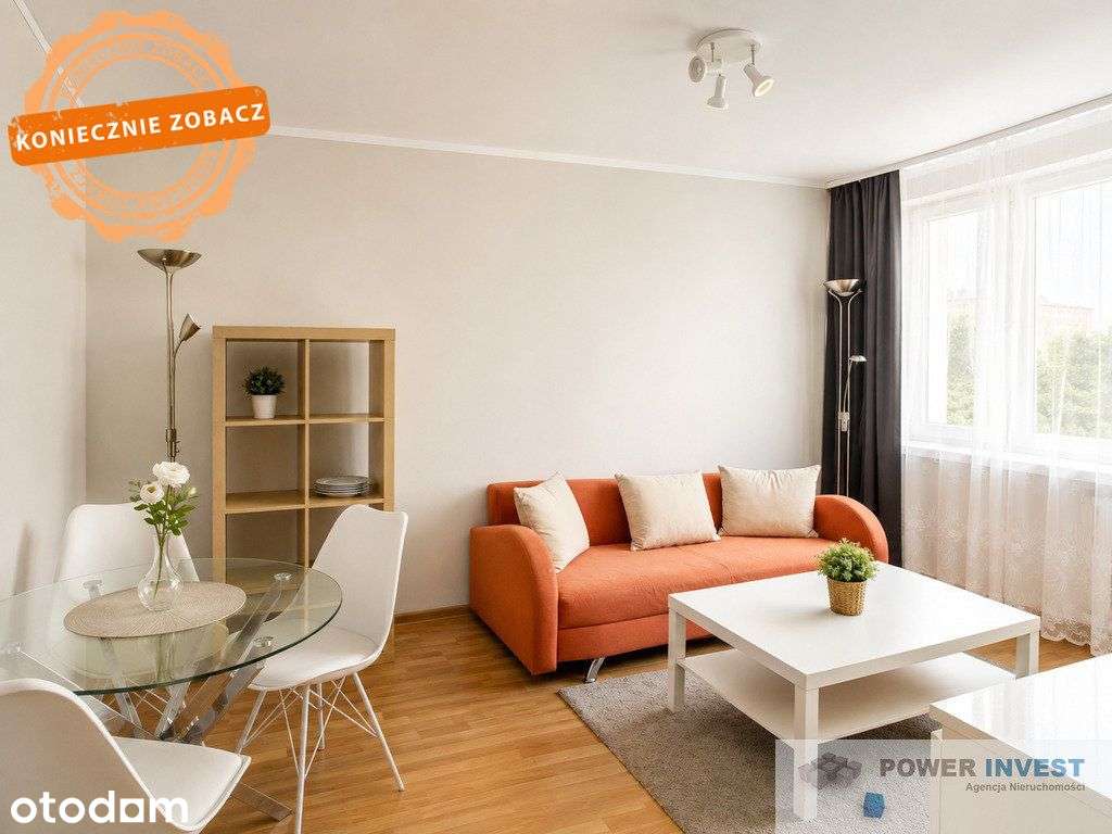 Jasne 3-pokojowe mieszkanie z balkonem na Piastów