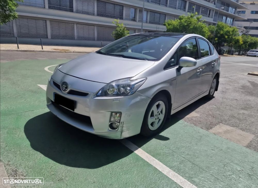 Toyota Prius 1.8 Premium +Pele+GPS+Solar - 4