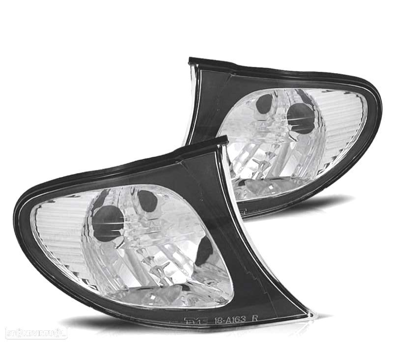 INDICADORES FRONTAIS BMW E46 LIMOUSINE TOURING 01-05 PRETO - 1