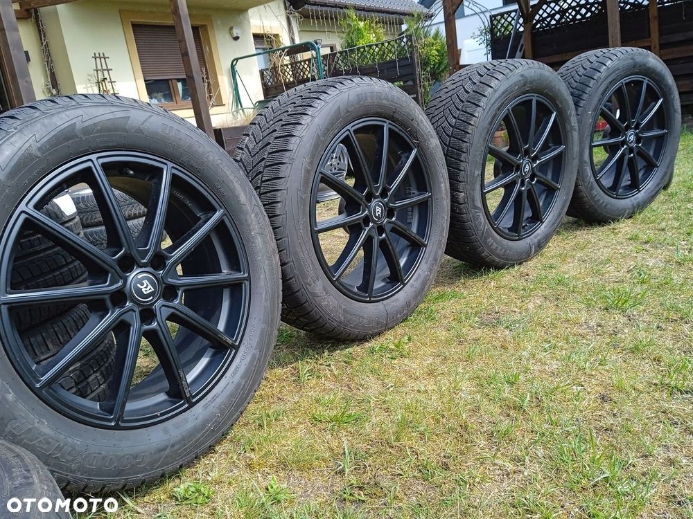 Felgi aluminiowe 5x112 Audi VW Mercedes opony zimowe 255/55 R19 7mm - 1
