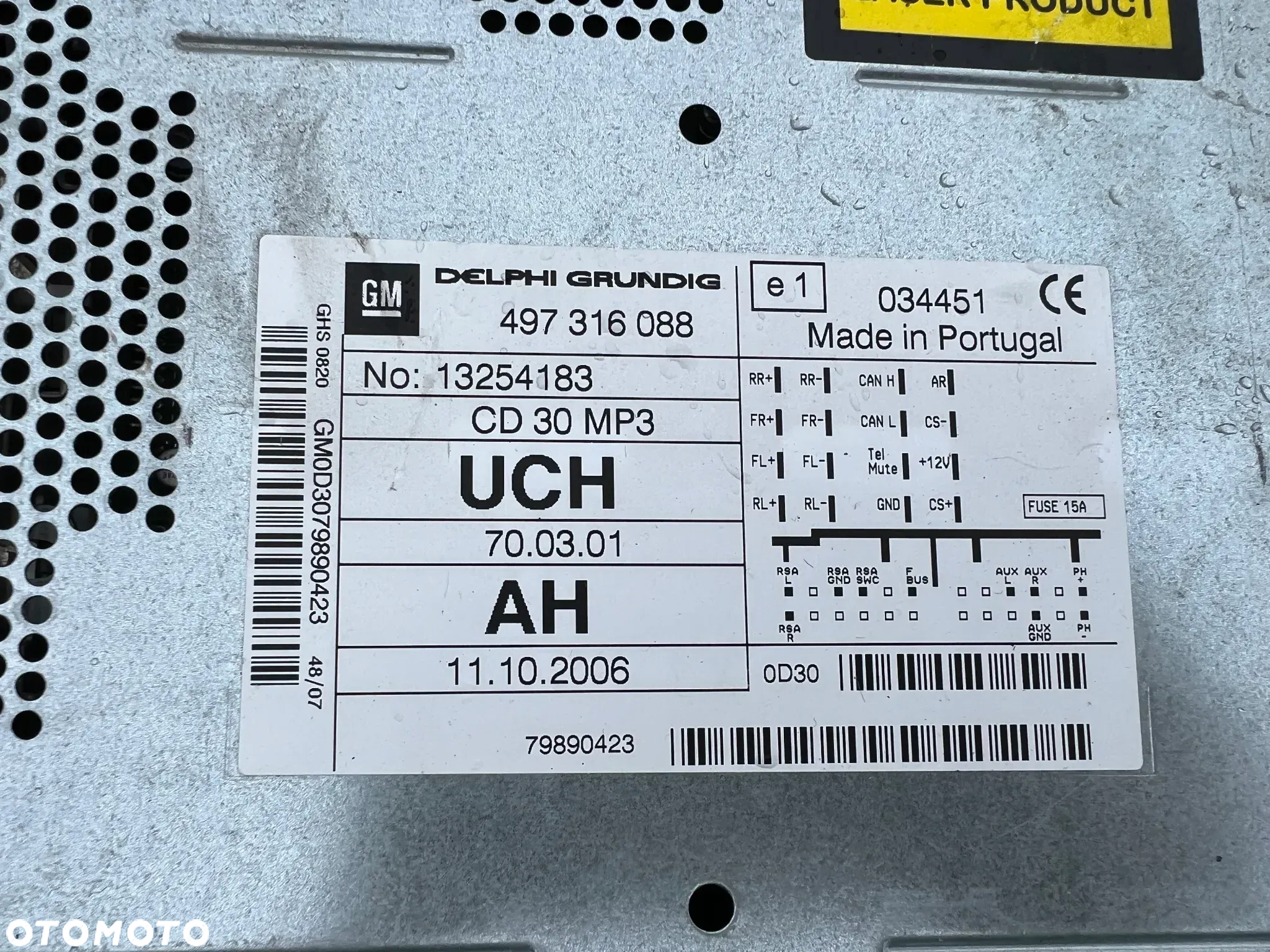 RADIO OPEL CORSA D MP3 Wyświetlacz Klimatronik - 2