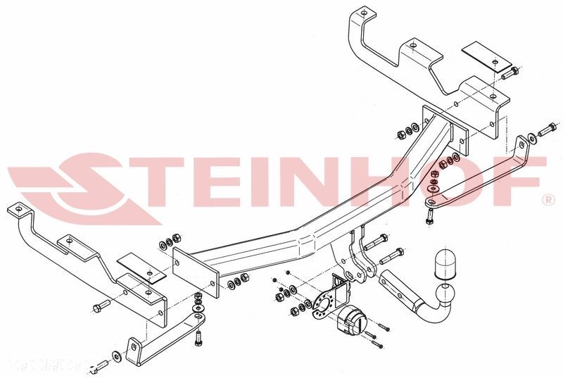 Hak holowniczy + WIĄZKA 7PIN do Jeep Grand Cherokee od 1999 do 2005 - 2