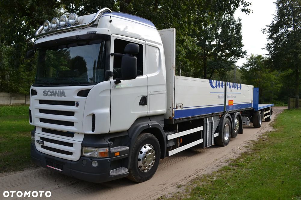 Scania R 420 SKRZYNIA dł. 7,55 m KLIMATYZACJA TRZECIA OŚ SKRĘTNA - 28