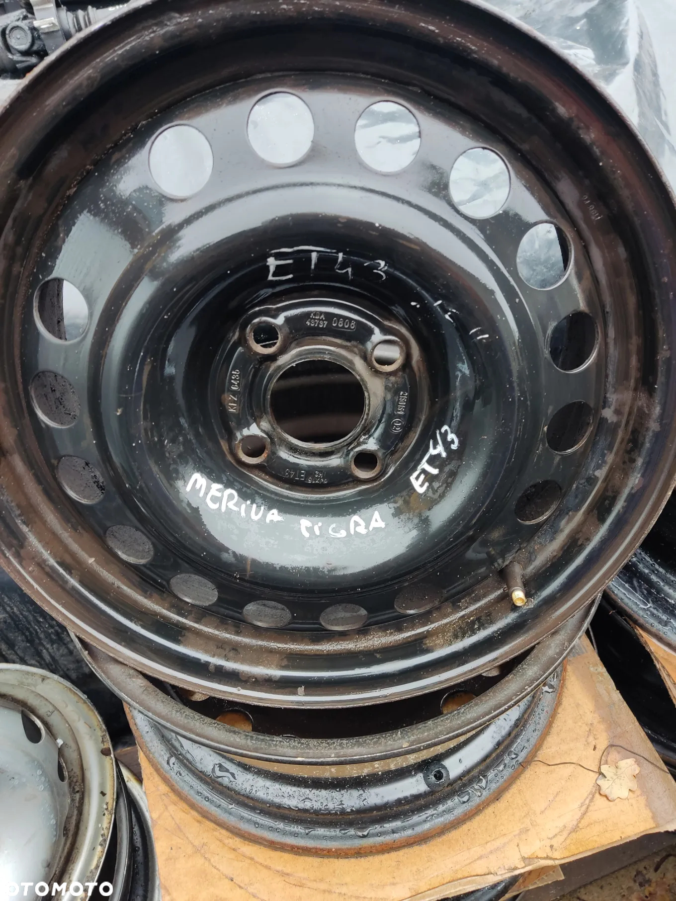 Felgi stalowe Opel Meriva ET43 15 cali 4x100 2150159 - 2