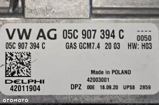 SKODA KAROQ 1.5 TSI KOMPUTER SILNIKA 05E907309H 05E907394C - 3