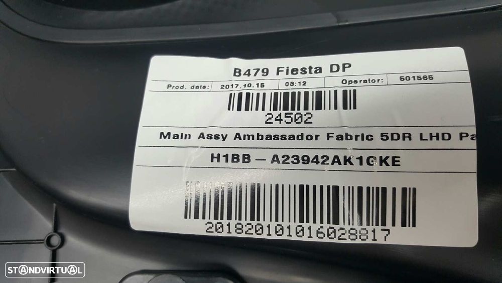 FORRA DA PORTA FRENTE DIREITA FORD FIESTA (CE1) TITANIUM - 3