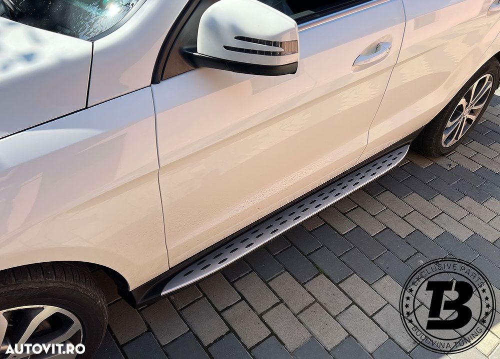 Praguri Aluminiu compatibile cu Mercedes ML GLE SUV W166 MONTAJ INCLUS - 13