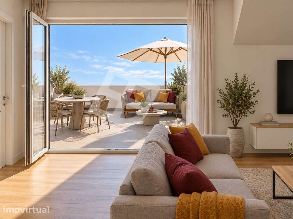 Apartamento T3 Duplex c/ Solários e Varandas - Centro de Aveiro - Grande imagem: 4/25