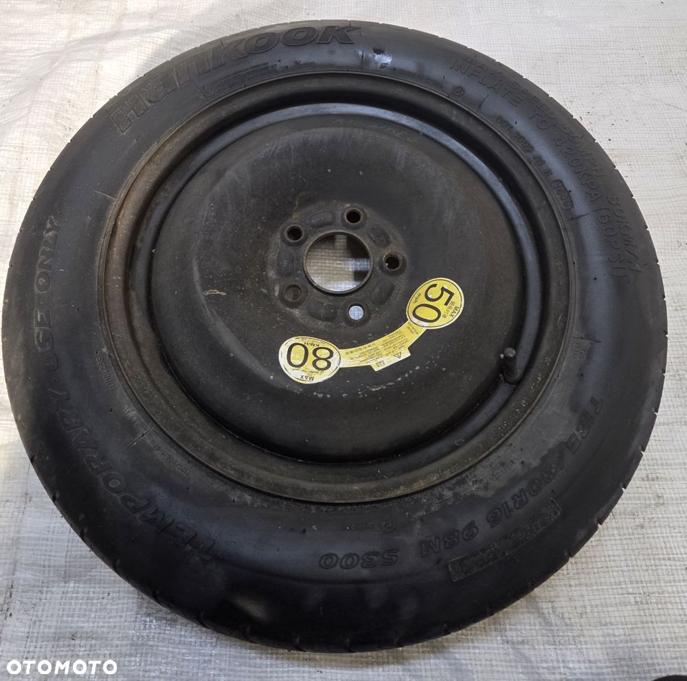 KOŁO DOJAZDOWE FORD MONDEO MK4 R16 125/90/16 5X108 - 1