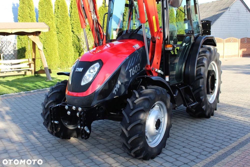 TYM T603 POLSKA AGROMA / NISKI PRZEBIEG / ŁADOWACZ CZOŁOWY / PRZEDNI TUZ / KLIMATYZACJA / 3512 / 2812 / URSUS / FARMTRAC / ARBOS / LOVOL / - 8