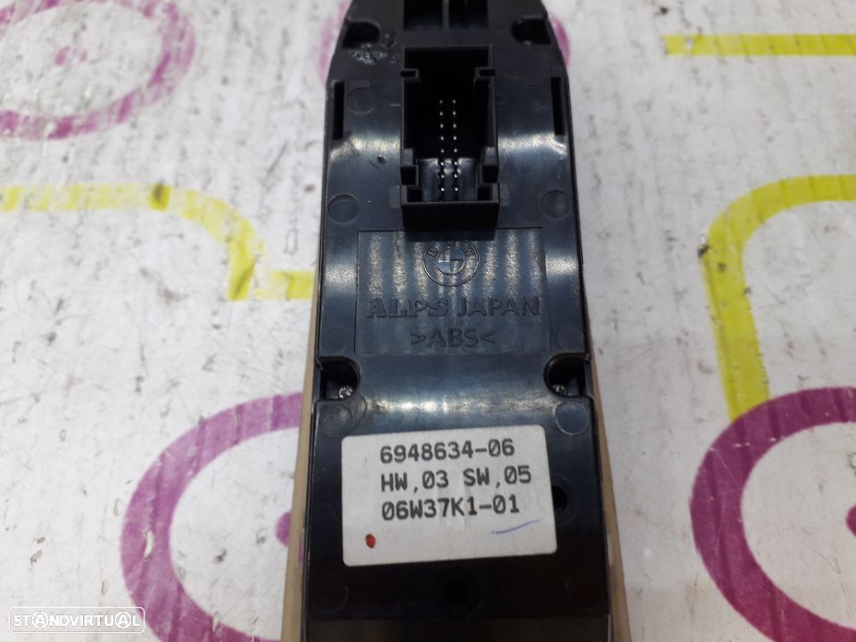 Comando de Vidros Frt / Esq BMW 325i de 2006 - Ref : 694863406 - NO320124 - 3
