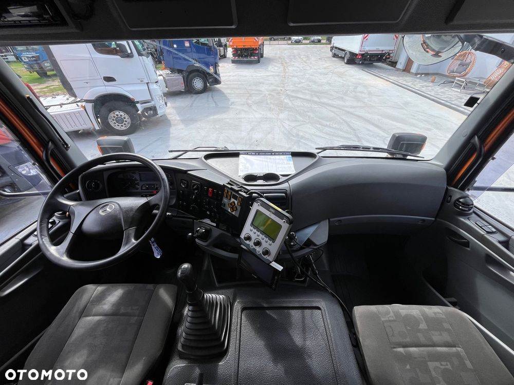 Mercedes-Benz Axor 1829 Wywrotka 4x4 Napęd na Mostach 4x4  Na Wał Reduktor Biegi Terenowe Czolownica Hydraulika Boczna Klimatyzacja Webasto Manual Grzana szyba Pług Piaskarka Solarka Schnitd Stratos B50-36 - 31