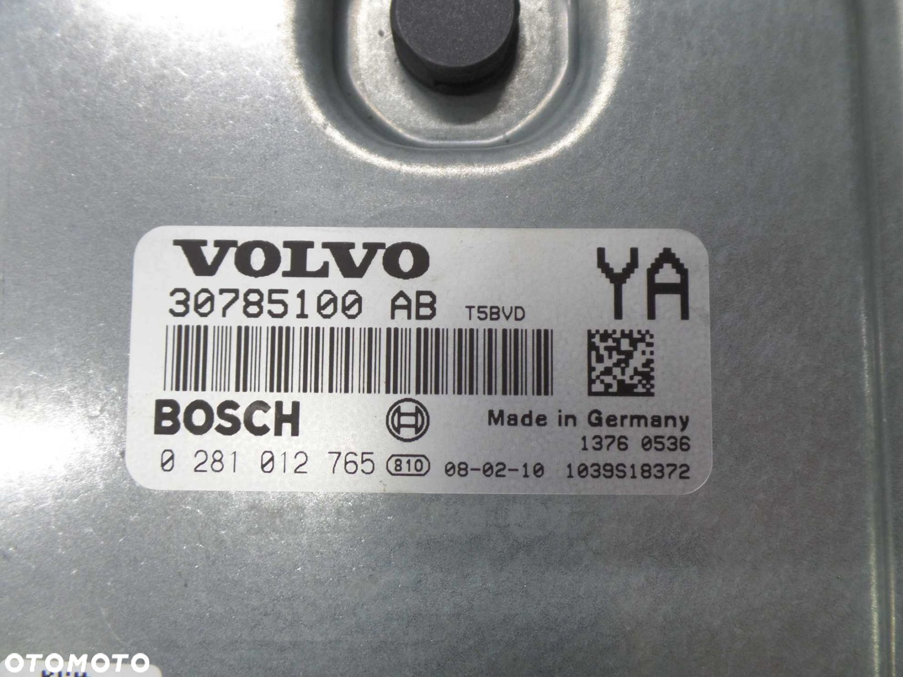 VOLVO S80 II V70 III XC 06- 2.4 D5 KOMPUTER STEROWNIK SILNIKA 30785100AB 0281012765 - 5