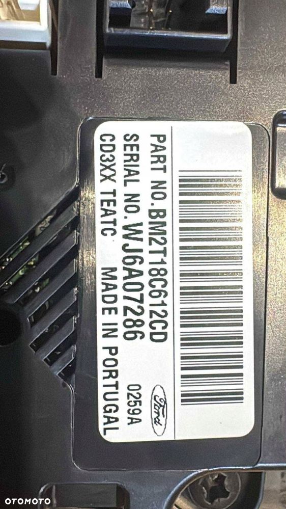 ramka radia z panelem klimatyzacji ford s-max mk1 lift - 3