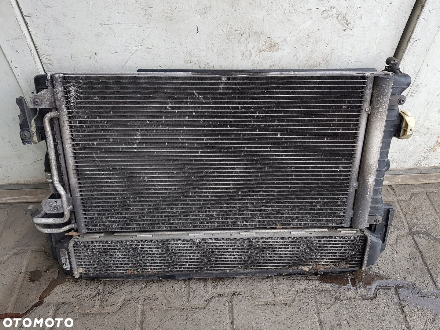 SKODA FABIA 3 III 6V 14r- 1.4 TDI CHŁODNICE WENTYLATOR KOMPLET - 1
