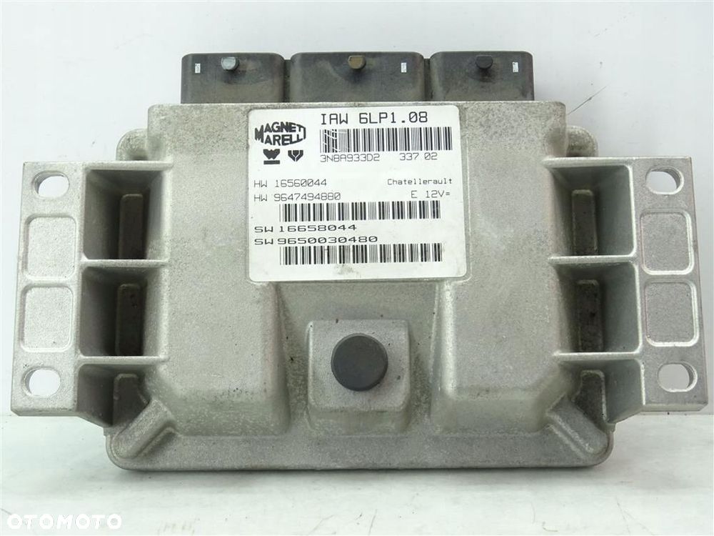 Zestaw odpalający startowy Citroen C5 I 2001-2008  2,0 BENZYNA ORYGINAŁ 9649117480 9647494880 - 5