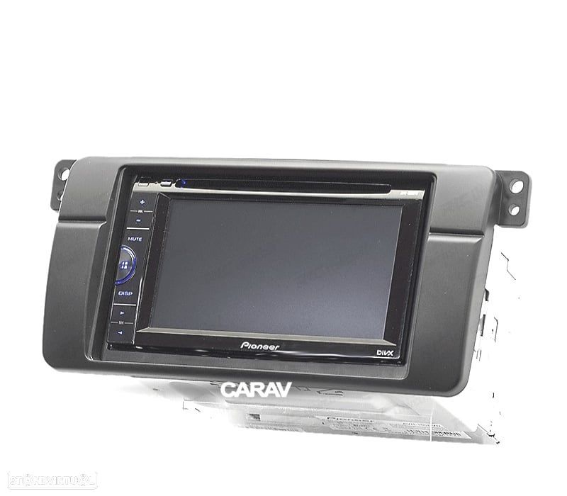 MOLDURA PRETA PARA RÁDIO 2-DIN BMW SÉRIE 3 E46 - 3