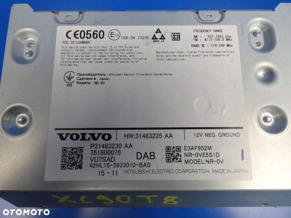 VOLVO XC90 II RADIO FABRYCZNE MODUŁ NAWIGACJI - 2