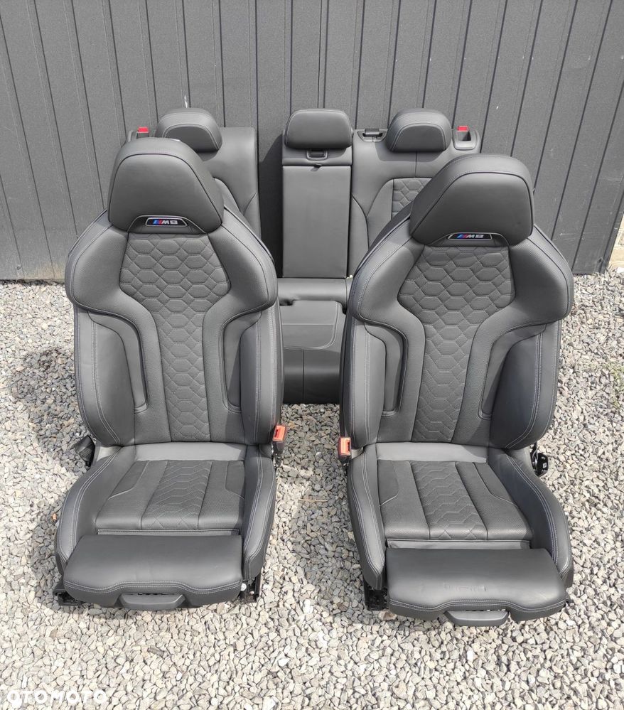 FOTELE KANAPA BOCZKI BMW M8 F93 G16 COUPE WENTYLOWANE GRZANE EUROPA CH - 1