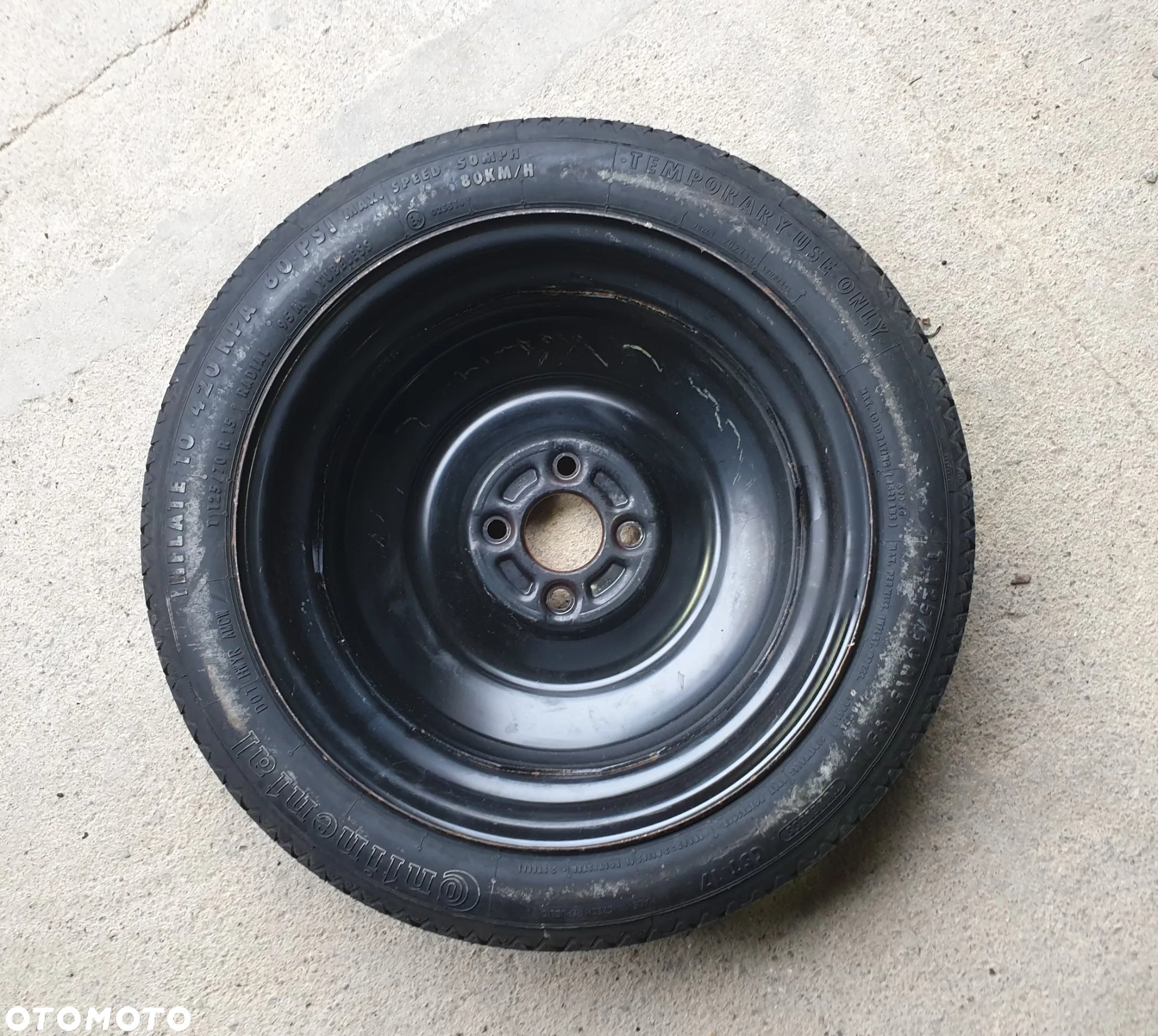 Koło dojazdowe Suzuki Swift VI Splash 4x100 125/70/R15 ET45 - 7
