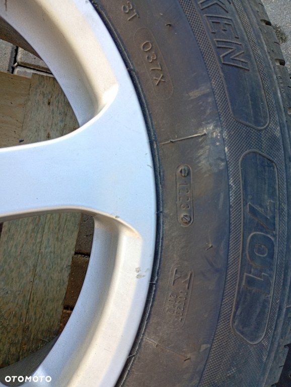 4x felga aluminiowa opona 225/65r17 106h 5x114.3 nissan x-trail t32 - 10