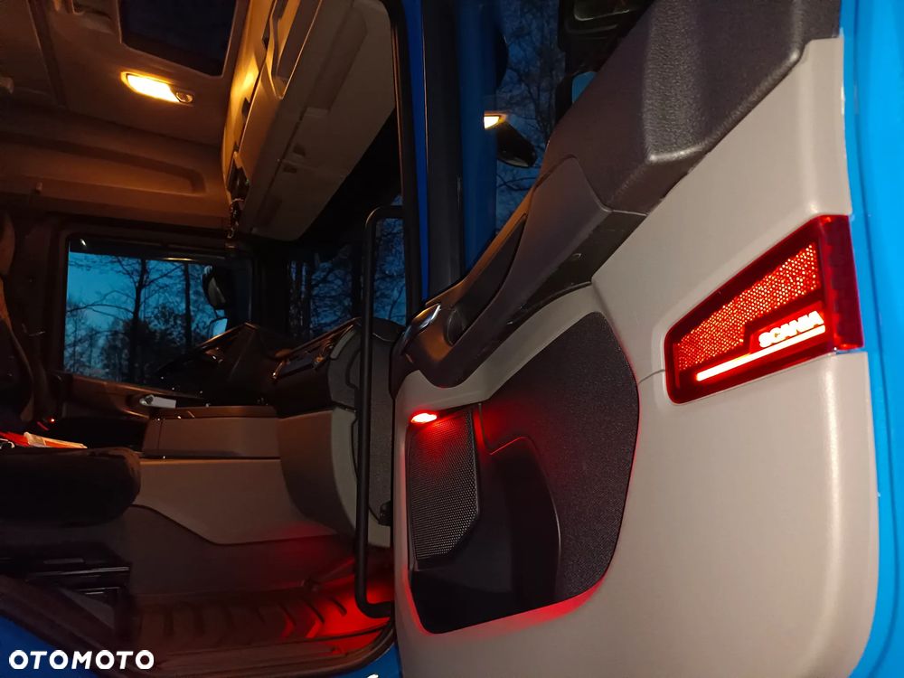 Scania ''S''  G 450* 6x2*+DŻWIG KRAN HDS ATLAS 206.3VE  WYSÓW 11,2m * Sterowanie Radiowe* ROTATOR* CHWYTAK do PALET* Skrzynia 6.8m* 298000km - JAK NOWA* z NIEMIEC - 39