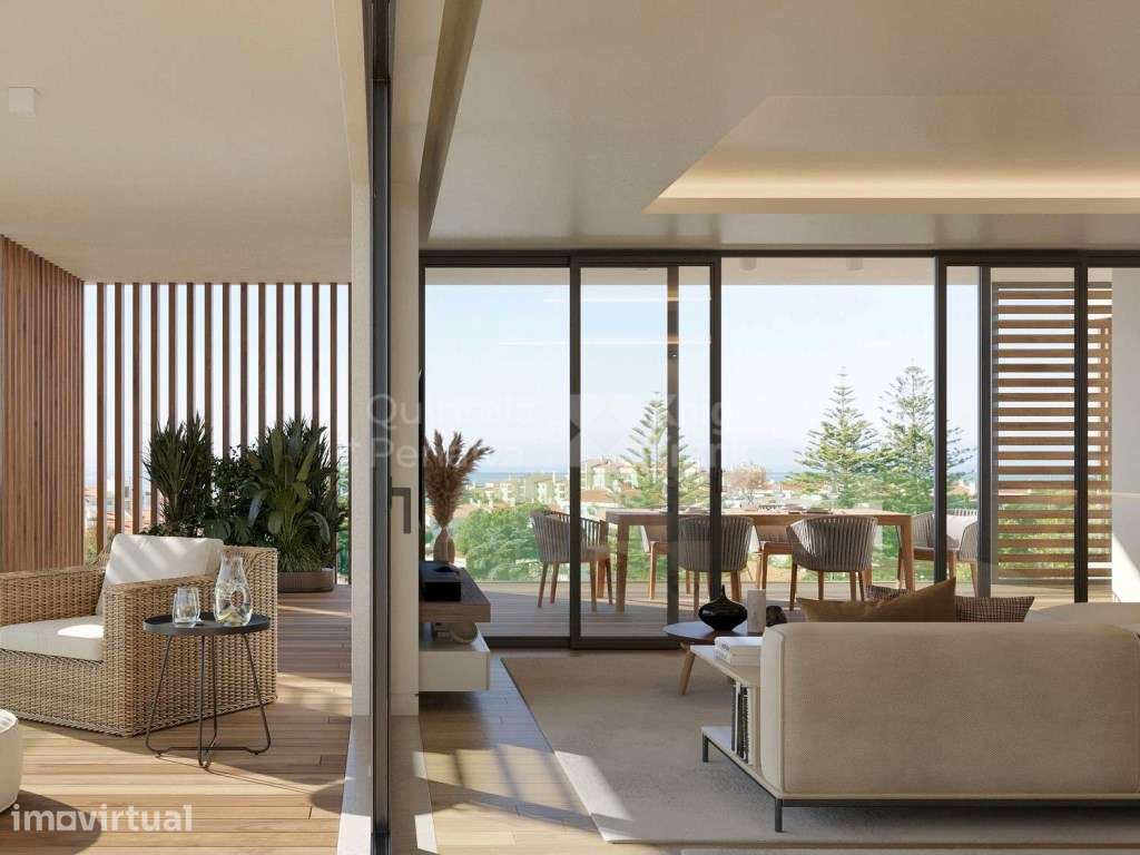 Apartamento T2 em condomínio com piscina, na Parede, Cascais - Grande imagem: 3/36