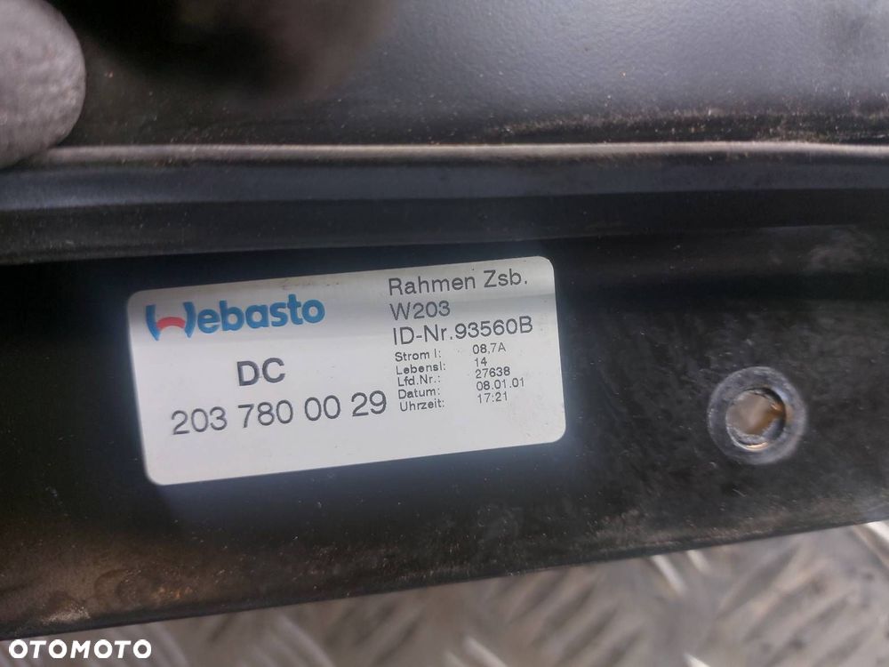SZYBERDACH MERCEDES-BENZ W203 SEDAN 2037800440 2037800029 2038203142 - 6